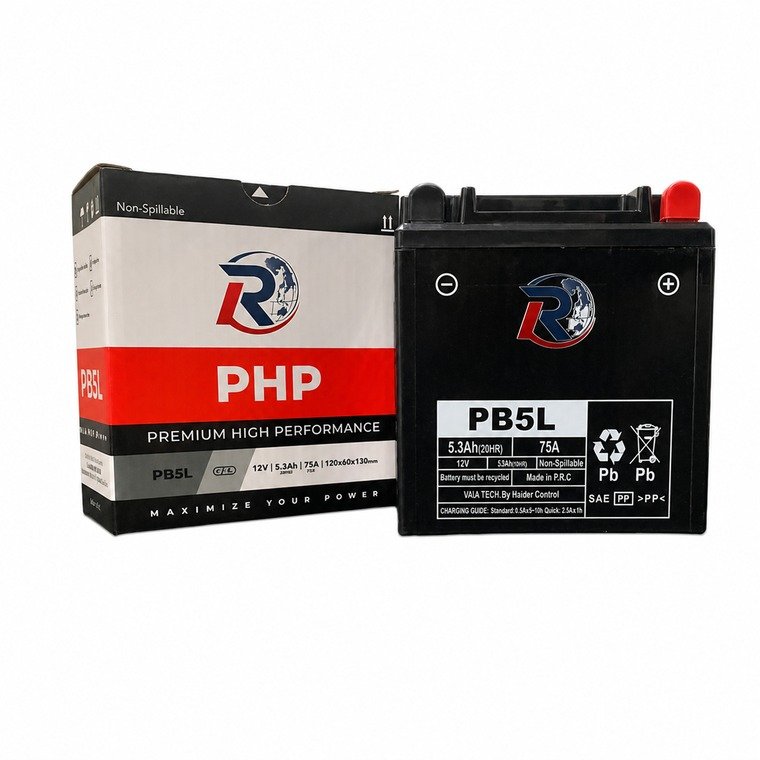 Batteries 12V 5.5Ah · YB5L-BS/12N5-3B