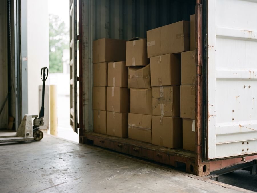 Outbound control before the container is sealed